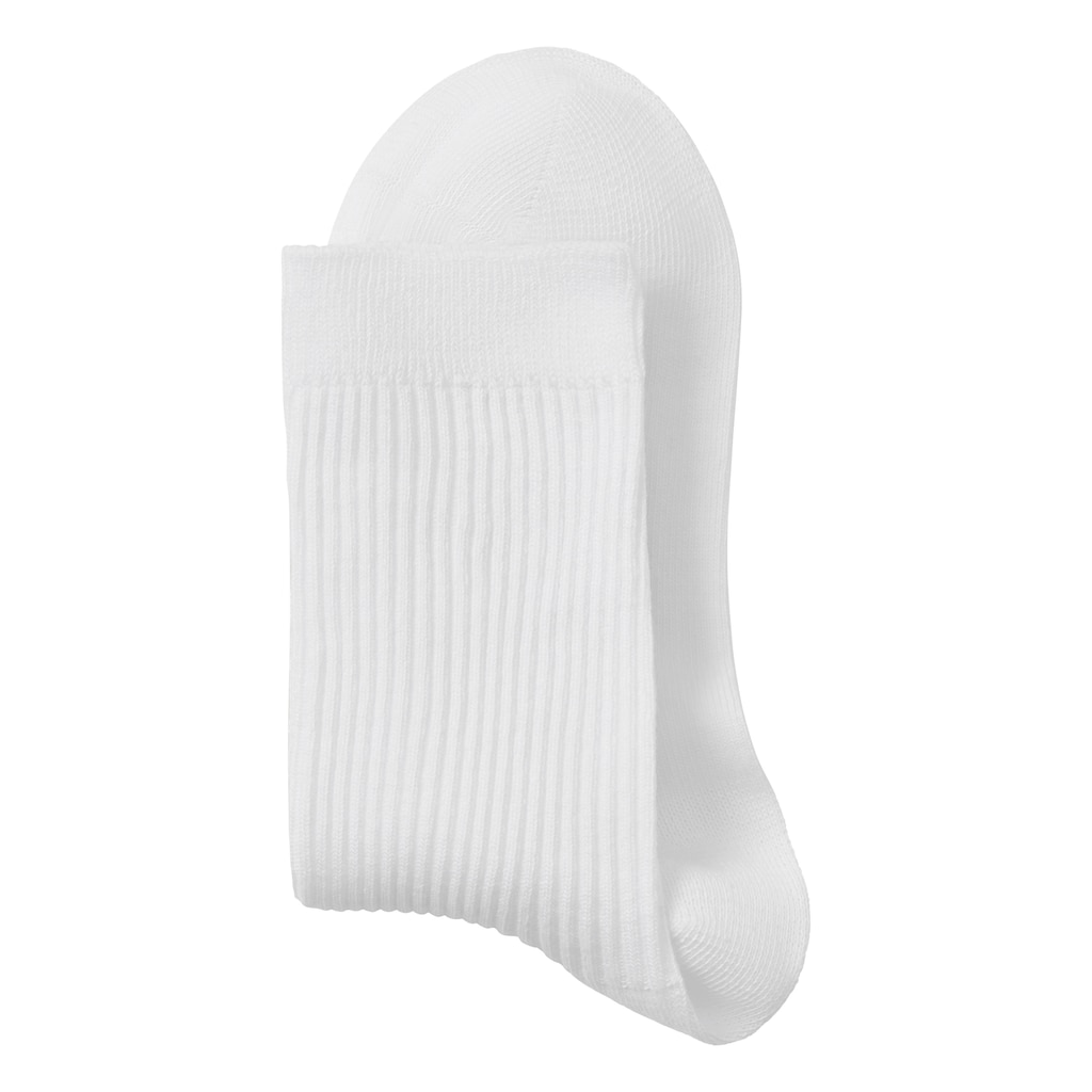 Lavana Basicsocken, (Packung, 5 Paar), mit feiner Rippe