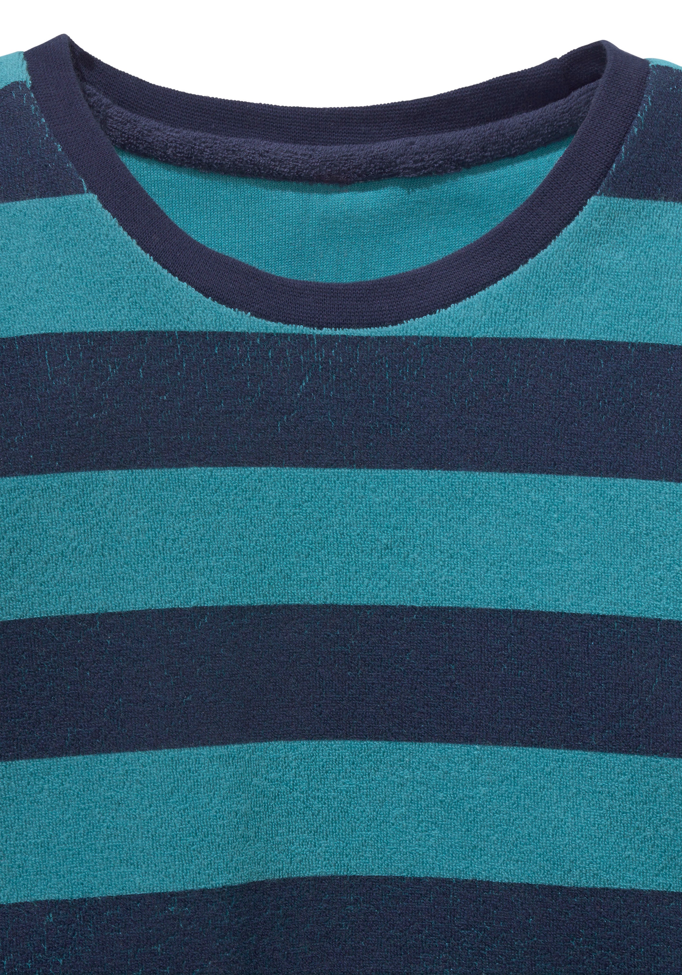 AUTHENTIC LE JOGGER Pyjama 1 Stück, 2 Stk. tlg., Schlafanzug aus Frottee, mit Bündchen