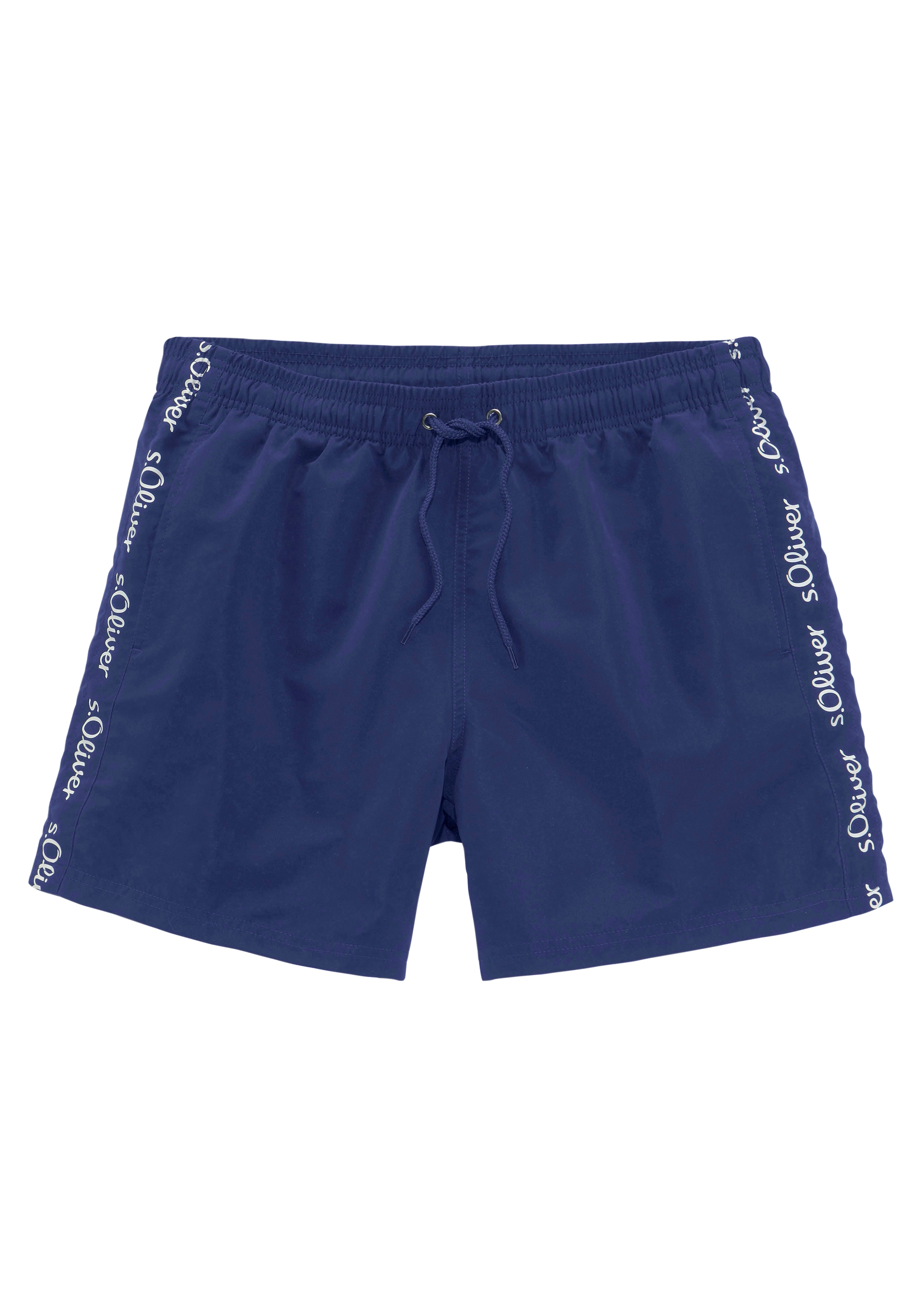 s.Oliver Short de bain avec inscriptions de marque