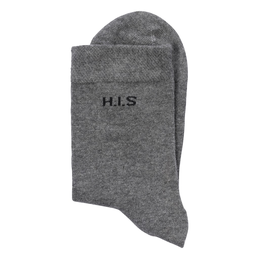 H.I.S Socken, (Packung, 4 Paar), ohne einschneidendes Bündchen