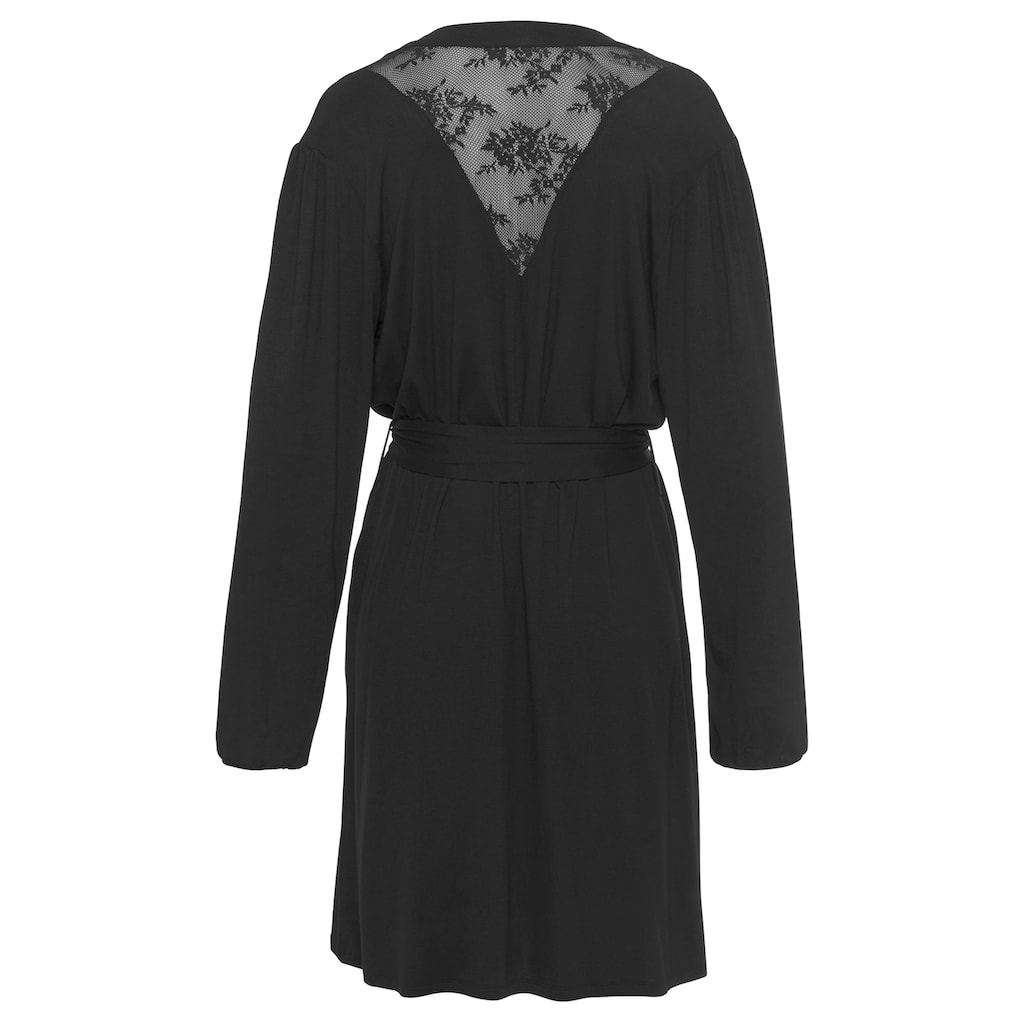 Bruno Banani Kimono, mit schönen Spitzendetails