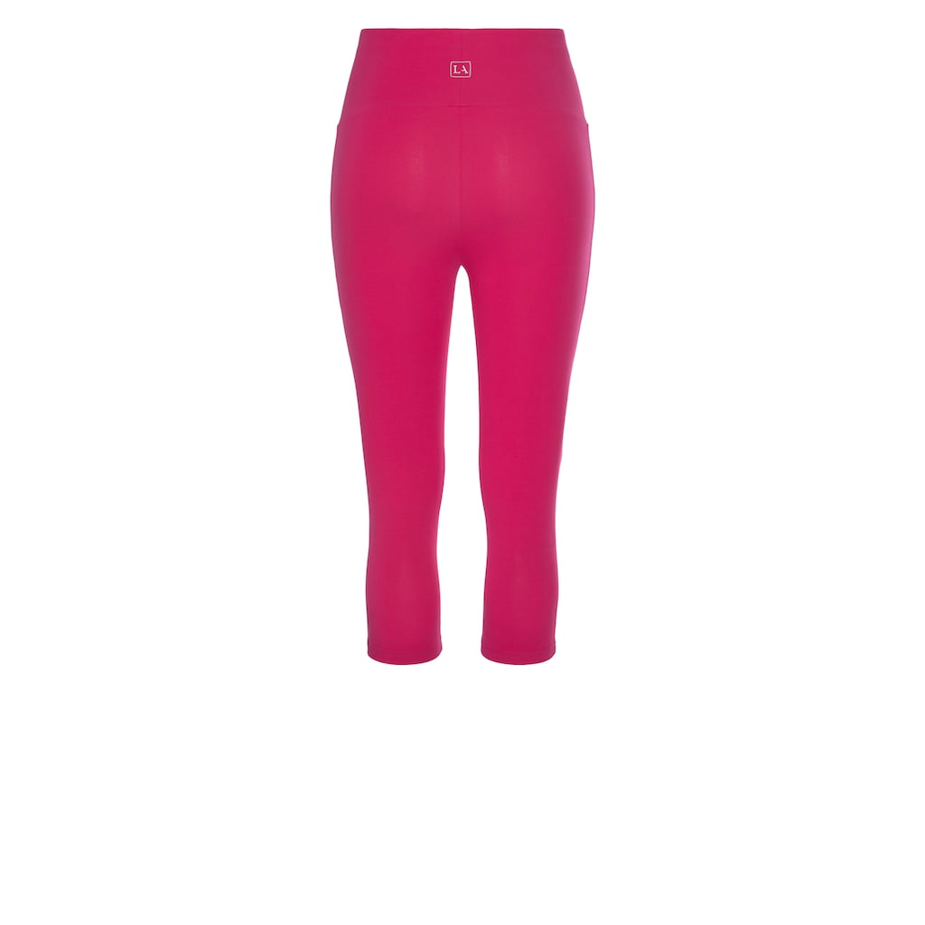 LASCANA Caprileggings, mit breitem, weichen Bündchen