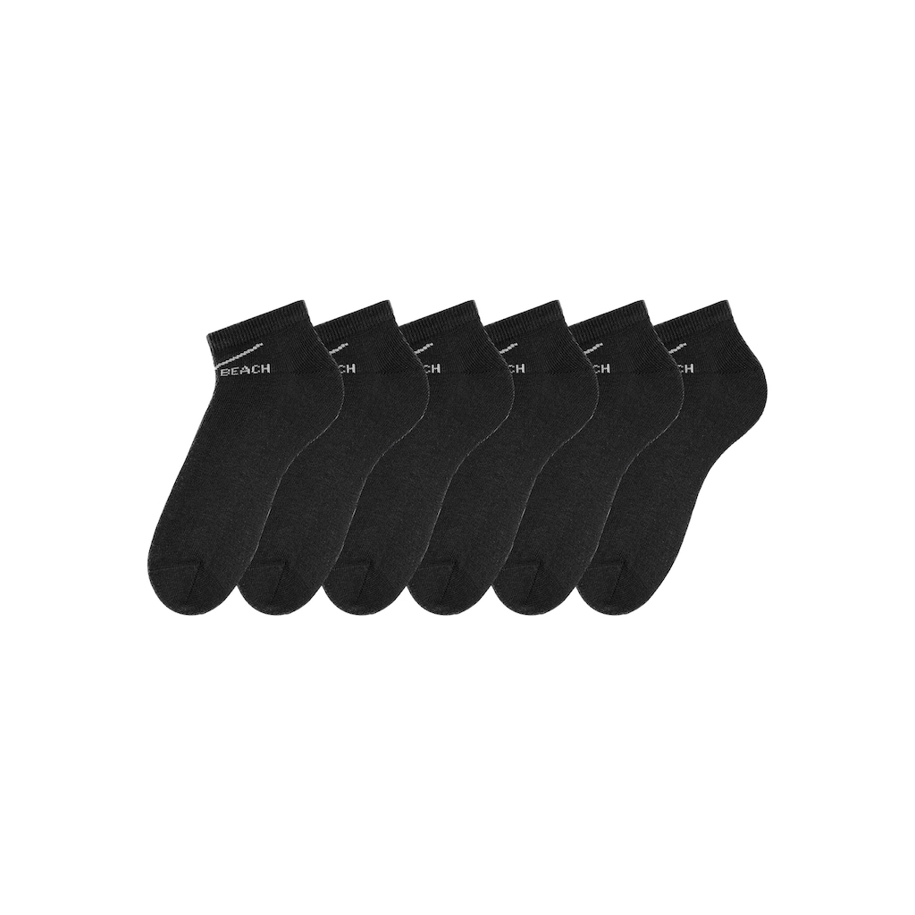 Venice Beach Sneakersocken, (Packung, 6 Paar), perfekte Passform durch LYCRA-Anteil