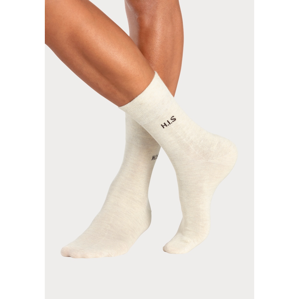 H.I.S Socken, (Packung, 12 Paar), ohne einschneidendes Gummi