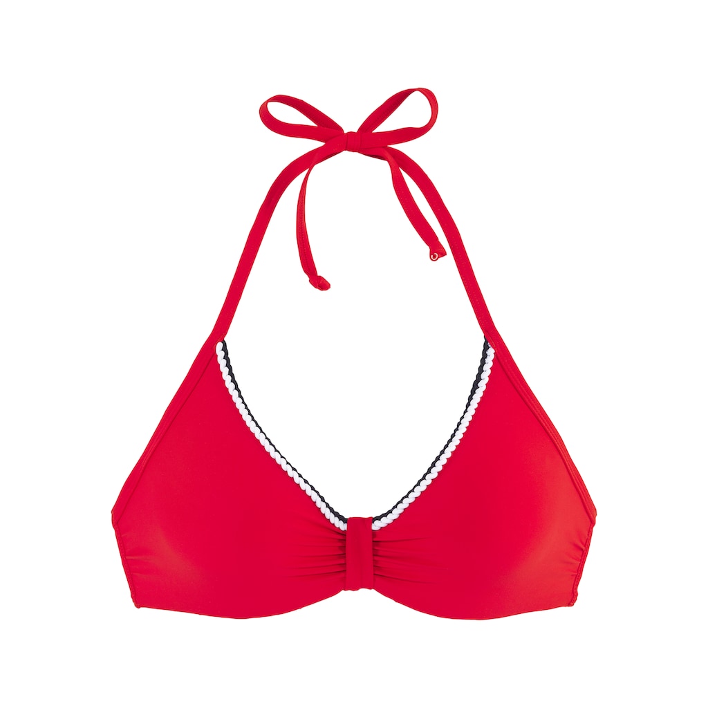 s.Oliver Bügel-Bikini-Top »Junis«, mit geflochtenen Details