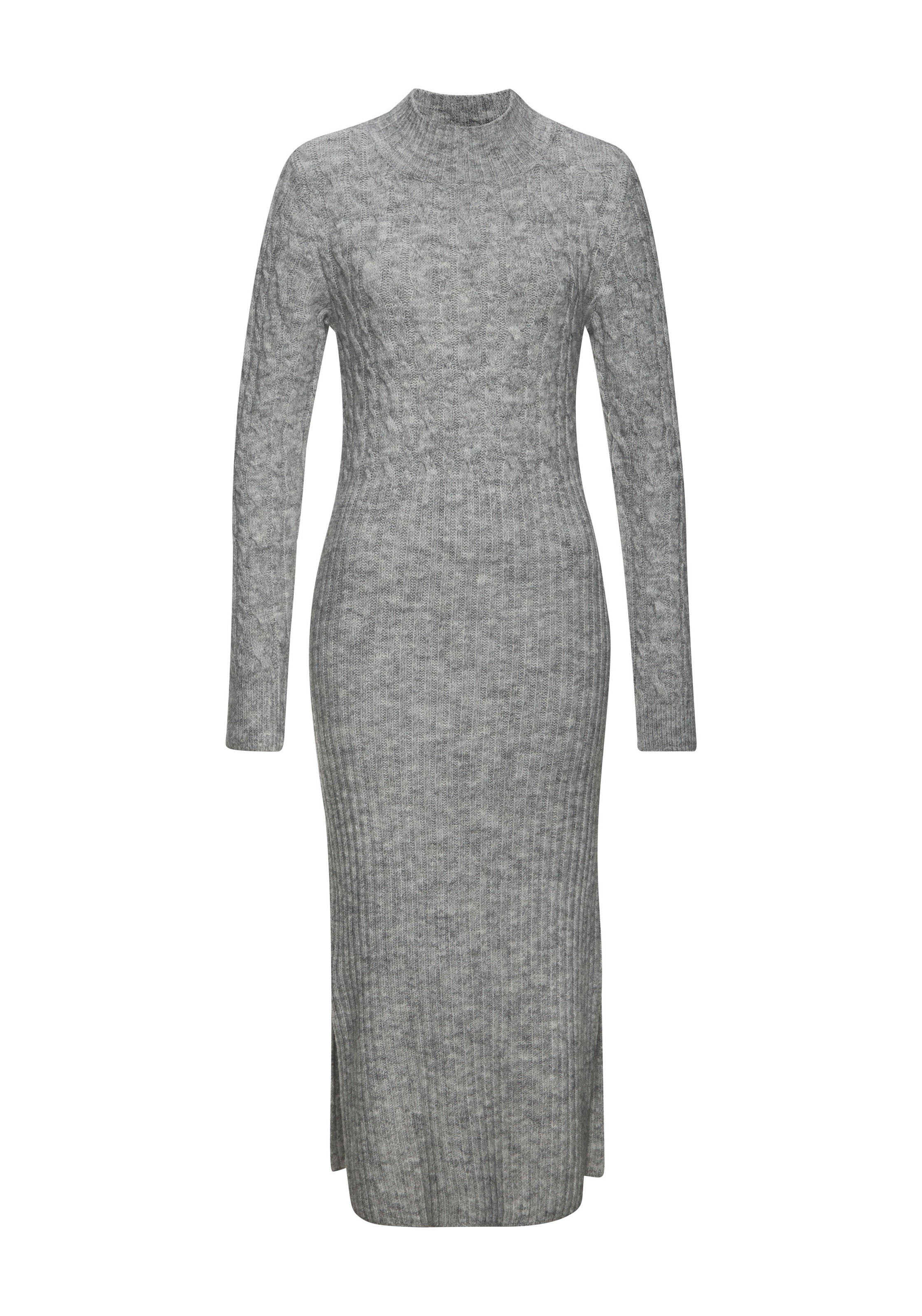 LASCANA Strickkleid mit Zopfmuster, figurbetont, Pulloverkleid, herbstlich