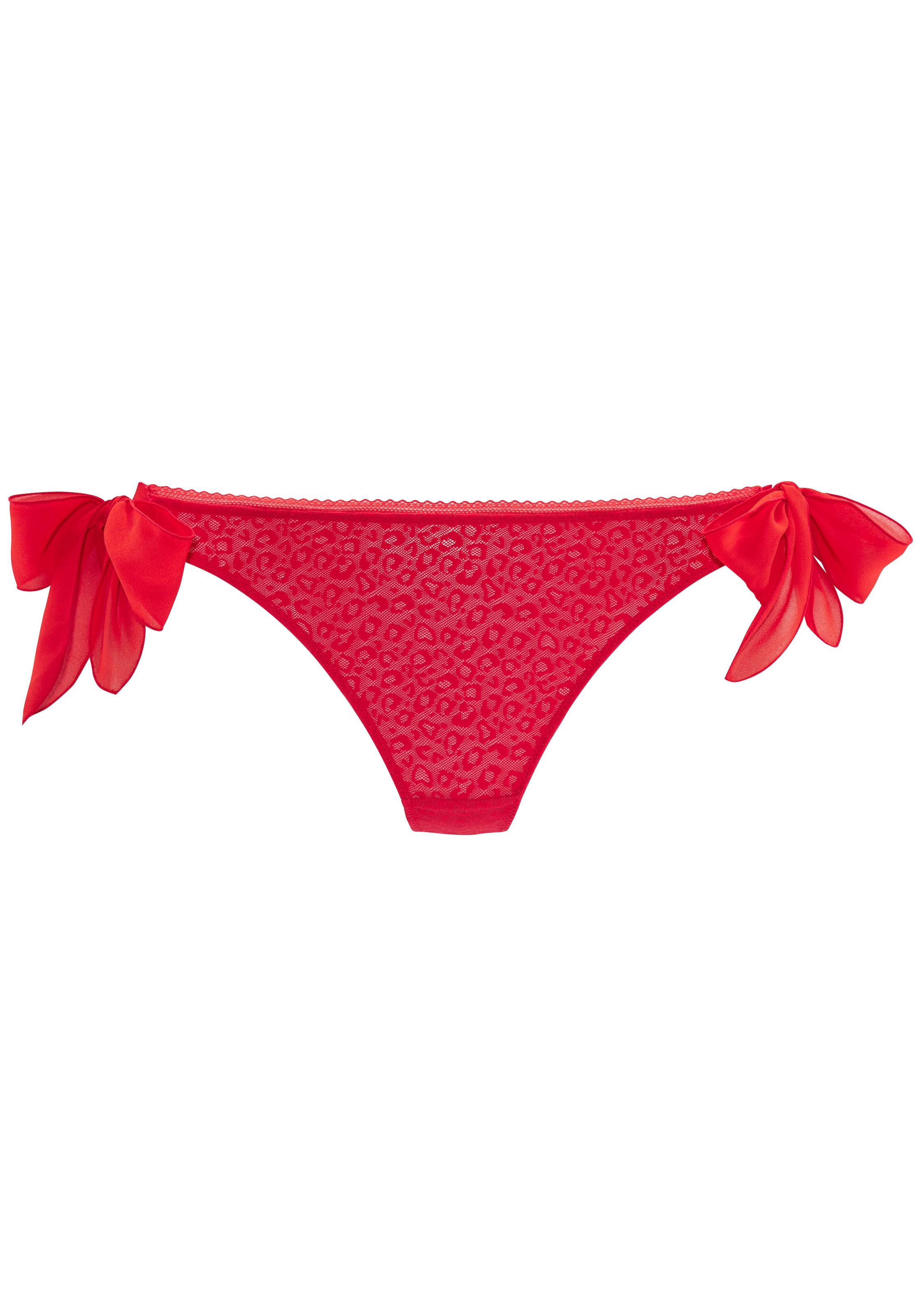 Vivance String »Anna«, aus leicht transparentem Mesh im angesagten Leo-Look, sexy Dessous