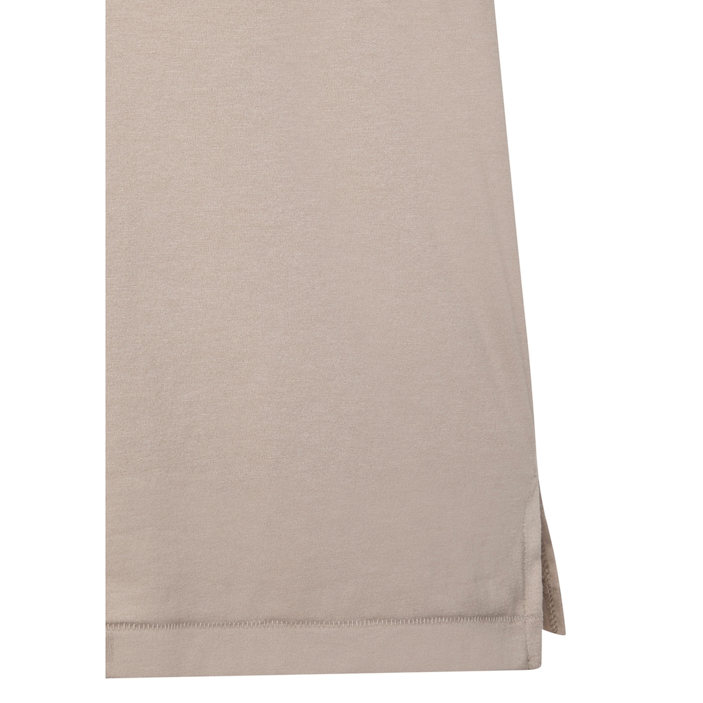 Elbsand V-Shirt, mit Logoprint, Kurzarmshirt, Basic