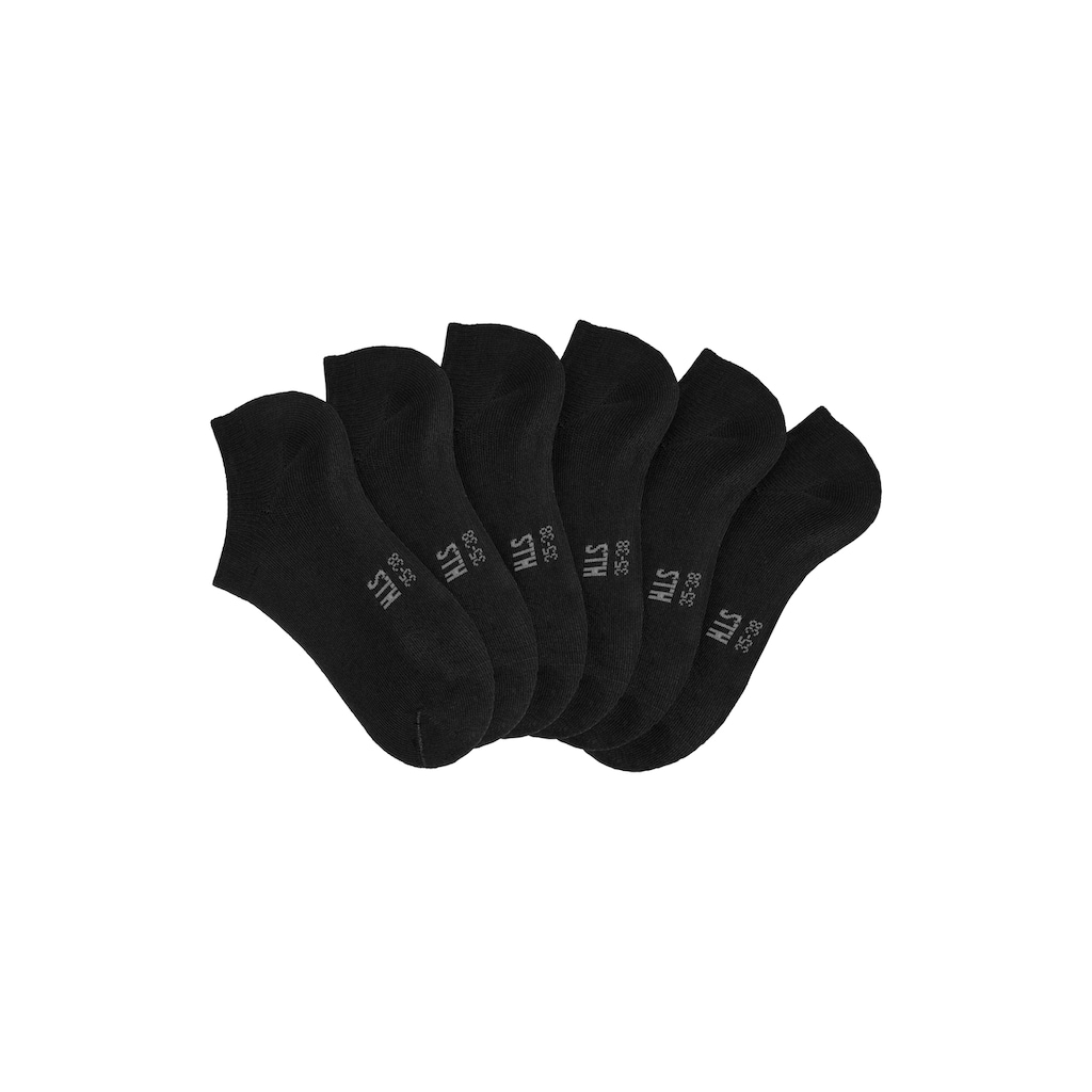 H.I.S Sneakersocken, (Packung, 6 Paar), mit besonders kurzem Schaft