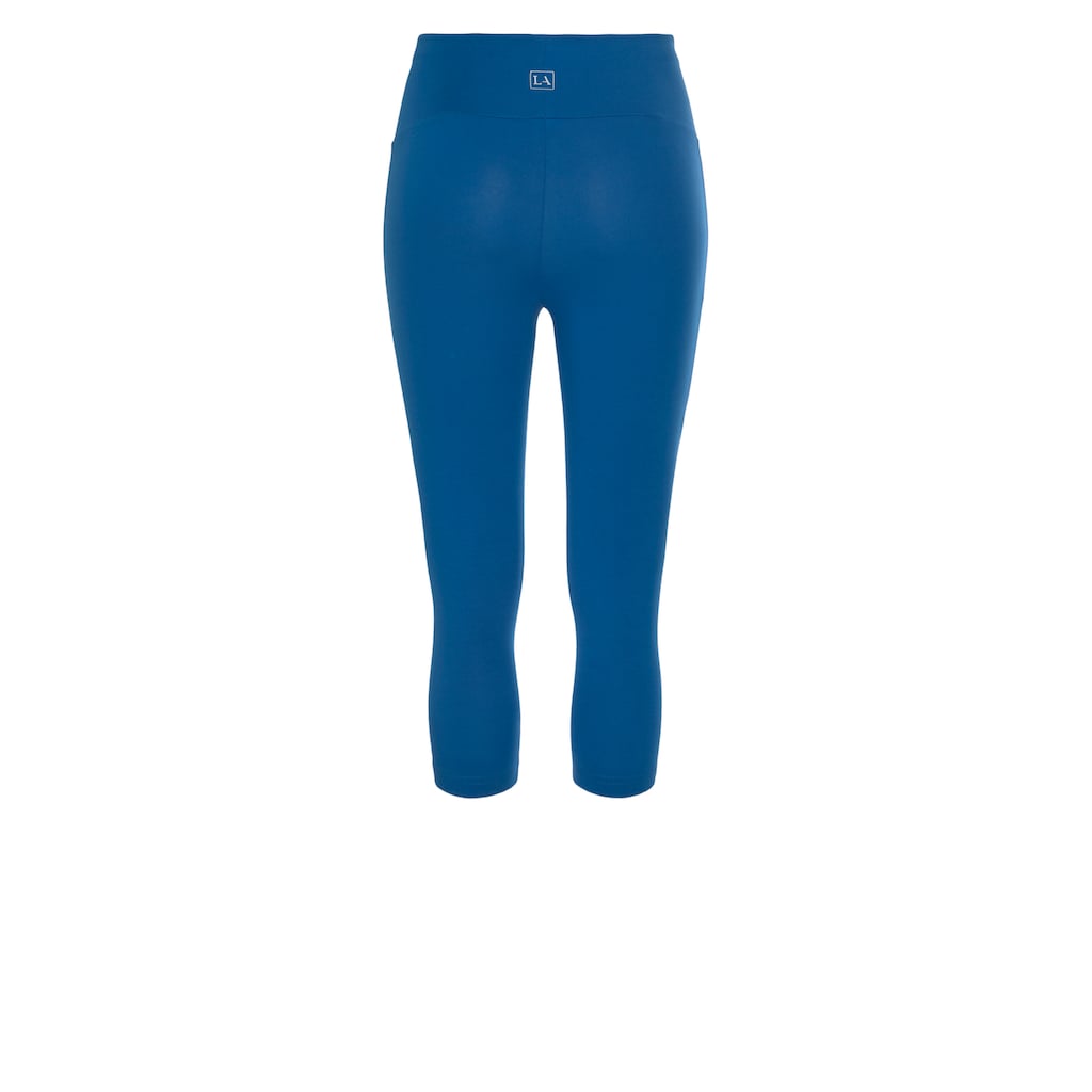 LASCANA Caprileggings, mit breitem, weichen Bündchen