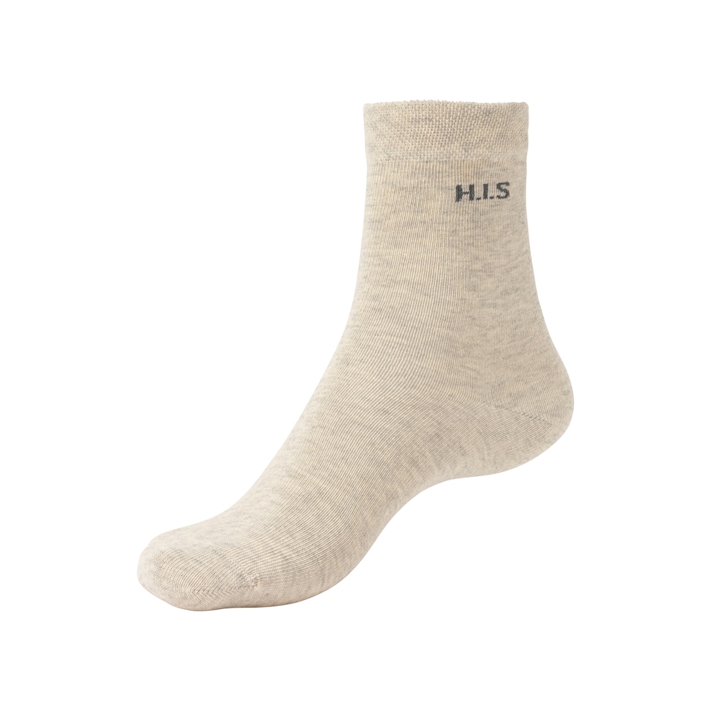 H.I.S Socken, (Packung, 4 Paar), ohne einschneidendes Bündchen