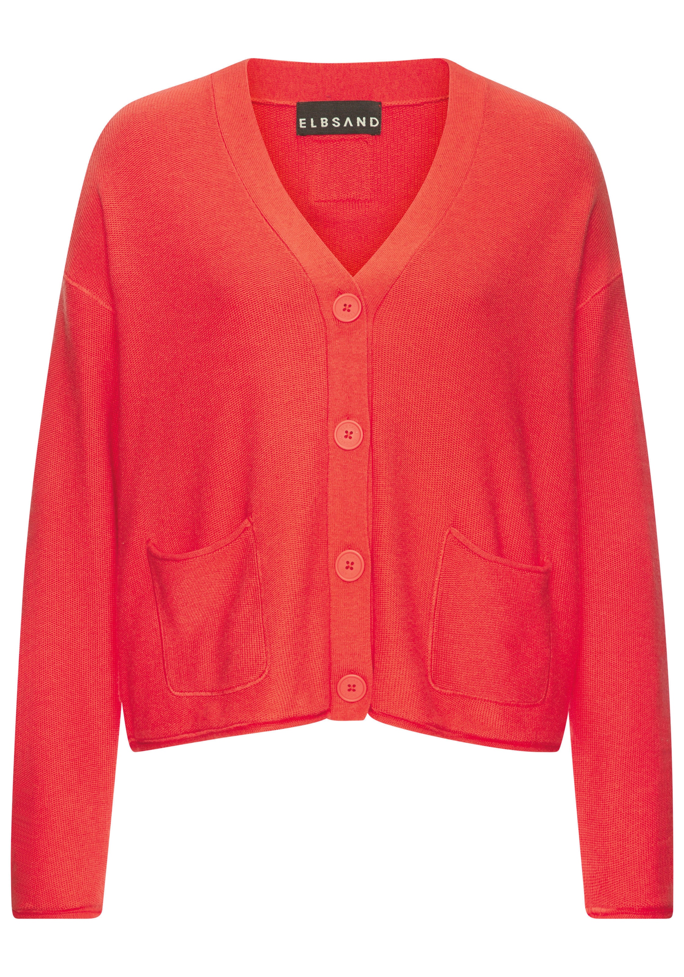 Elbsand Veste en tricot aus hochwertigem Feinstrick, Loungewear