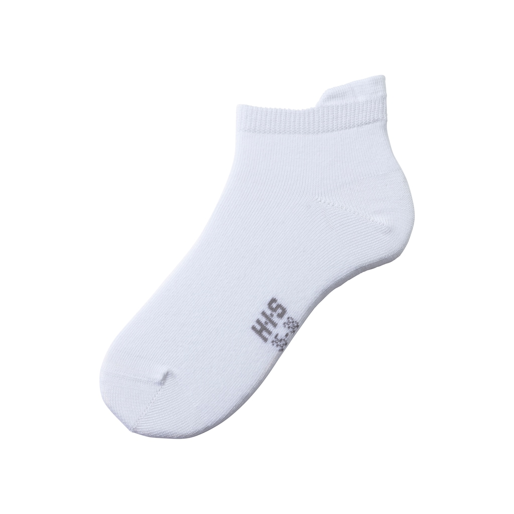 H.I.S Sneakersocken, (Packung, 8 Paar), mit verlängertem Bündchen hinten
