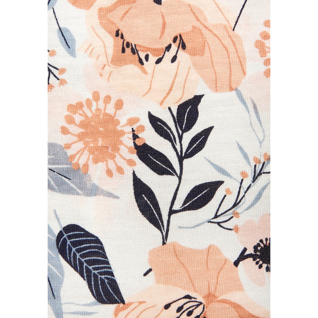 Vivance Dreams Pyjama, (2 tlg.), mit durchgehender Knopfleiste