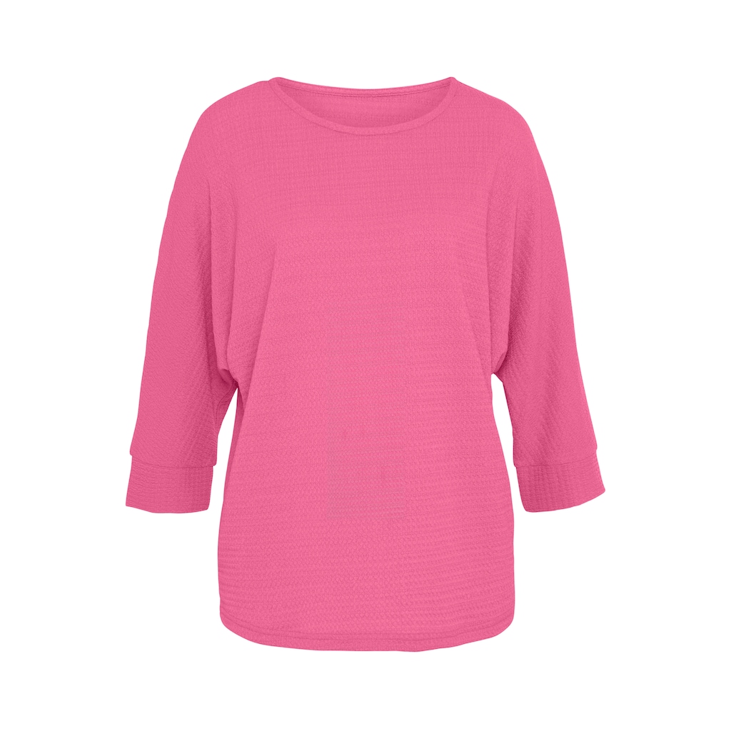 Vivance 3/4-Arm-Shirt »aus bügelfreier Crêpe-Qualität«