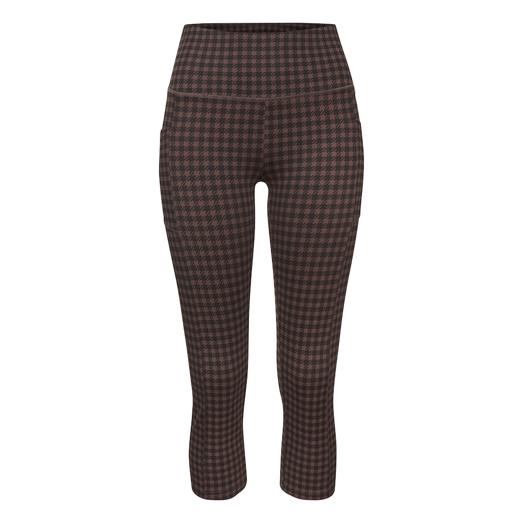 LASCANA Caprileggings, Sporthose im Allover-Druck