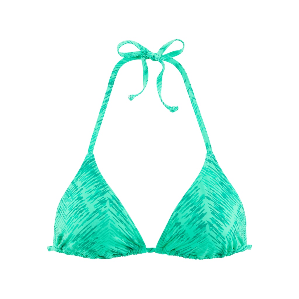 JETTE Triangel-Bikini-Top »Floretta«, in Ton in Ton-Harmonie