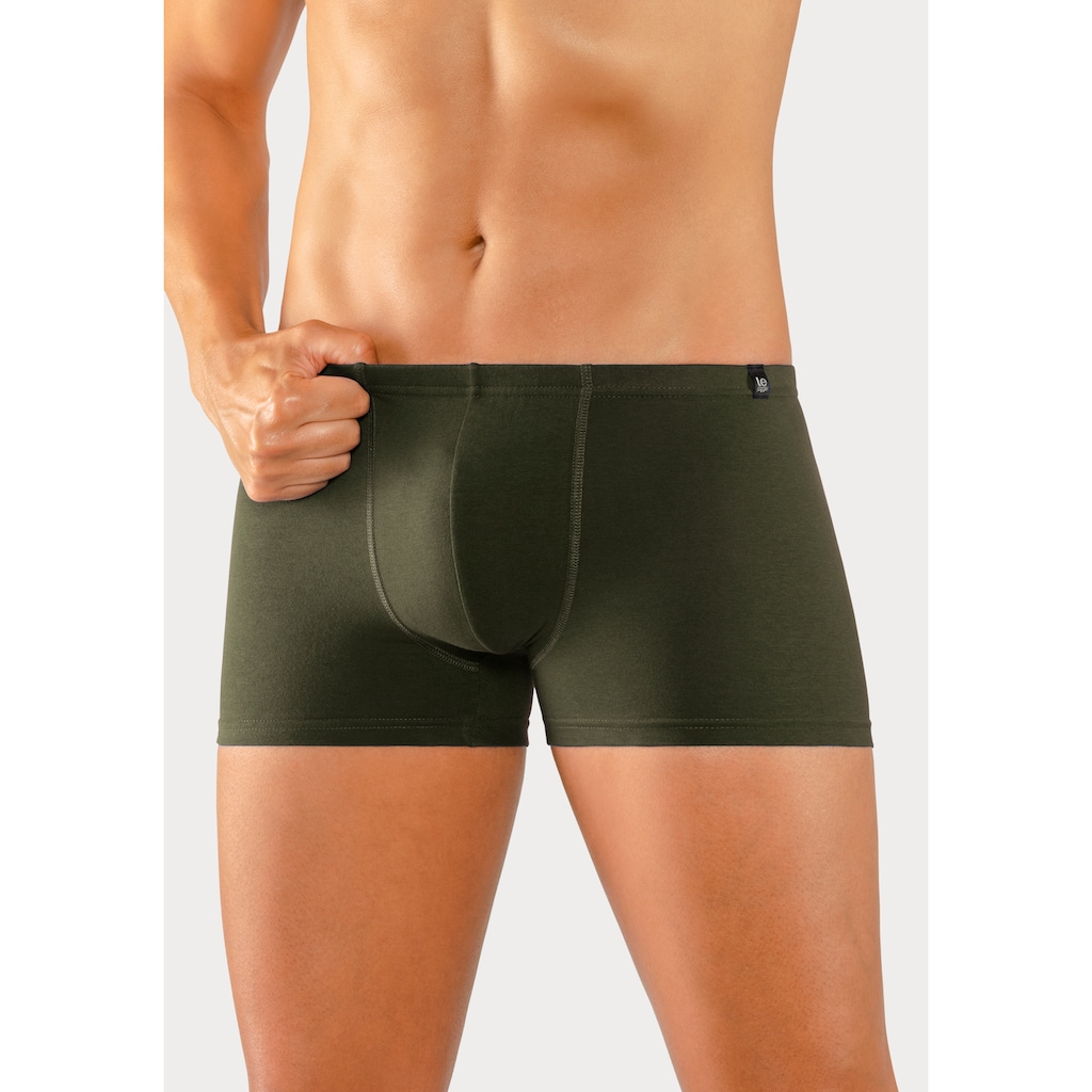 le jogger® Boxer »Boxershorts für Herren«, (Packung, 3 St.), schmaler Bund mit Markenlabel