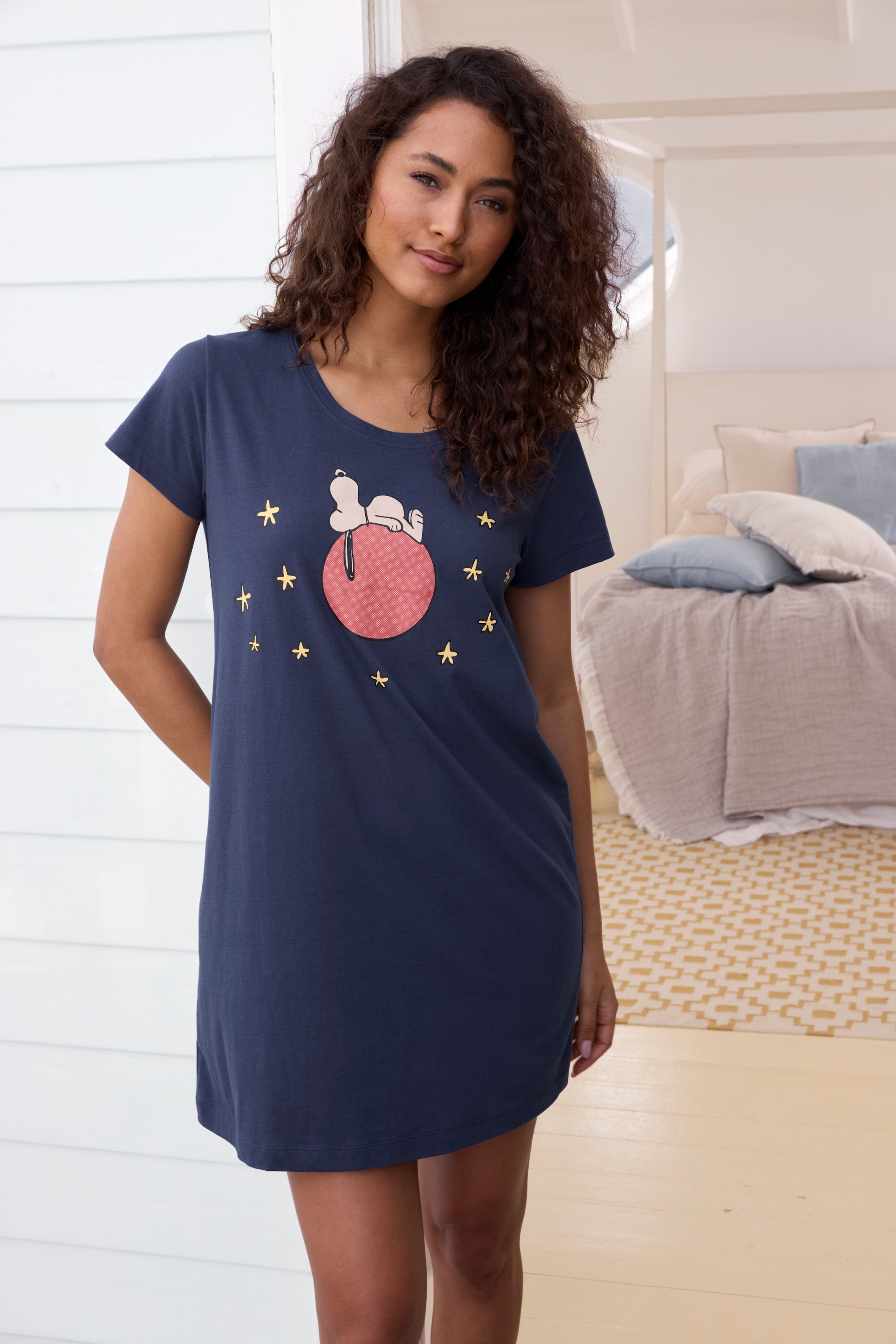 Peanuts Nachthemd mit Snoopy-Druck