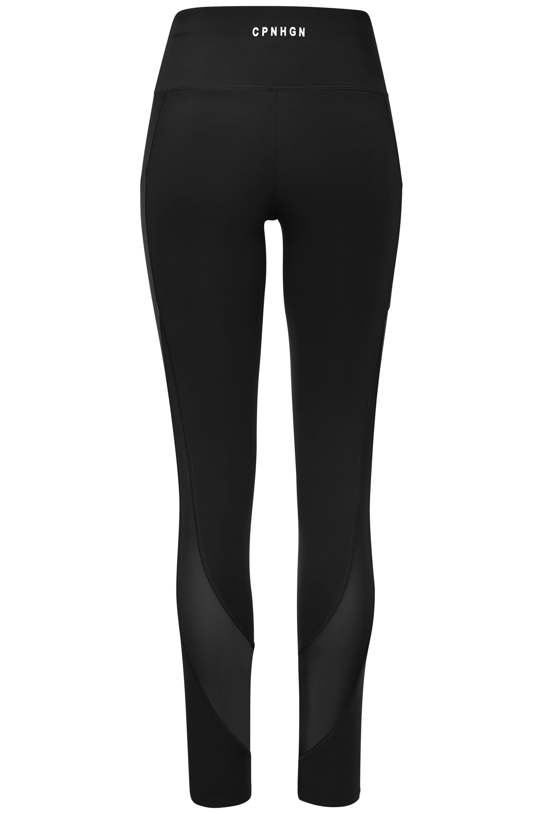 Copenhagen Studios Funktionsleggings, mit Mesh-Einsatz und Handytasche am Bein