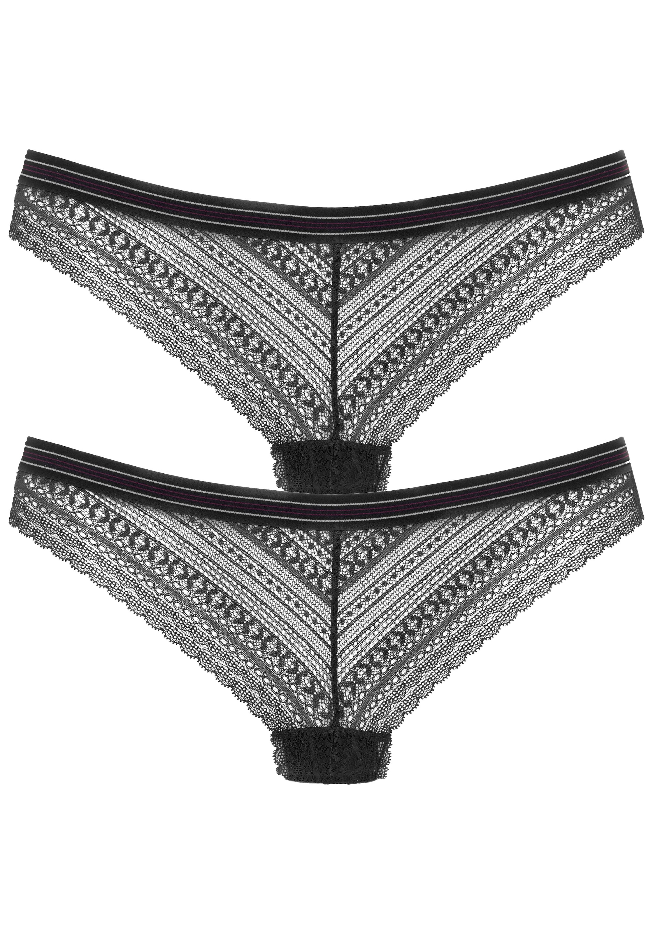 s.Oliver Brasilslip aus grafischer Spitze