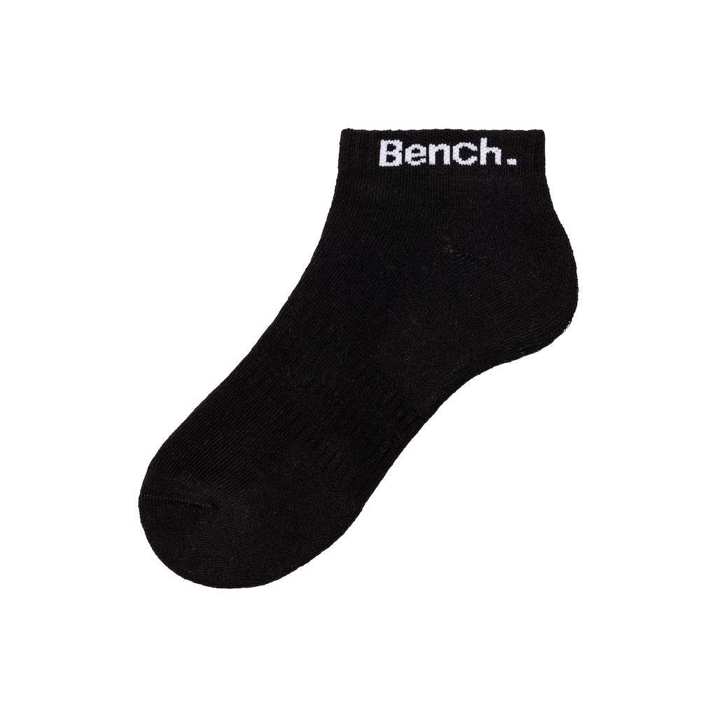 Bench. Sportsocken, (Packung, 12 Paar), Tennis Kurzsocken mit Halbfussfrottee