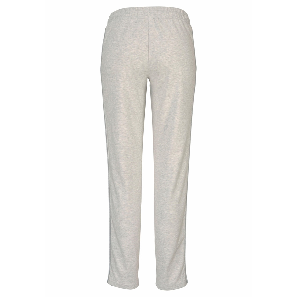 Bench. Loungewear Homewearhose, mit Metallic-Streifen, Loungewear, Loungeanzug