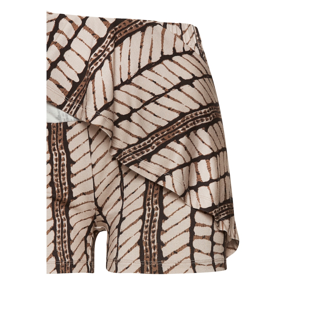 LASCANA Hosenrock, mit Alloverprint, Skort, Rock inklusive Hose