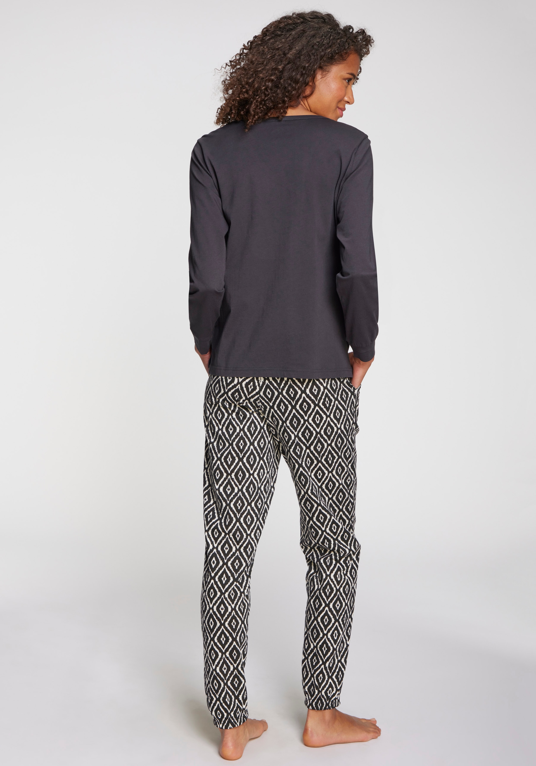 Vivance Dreams Pyjamahose, mit elastischem Hosensaum