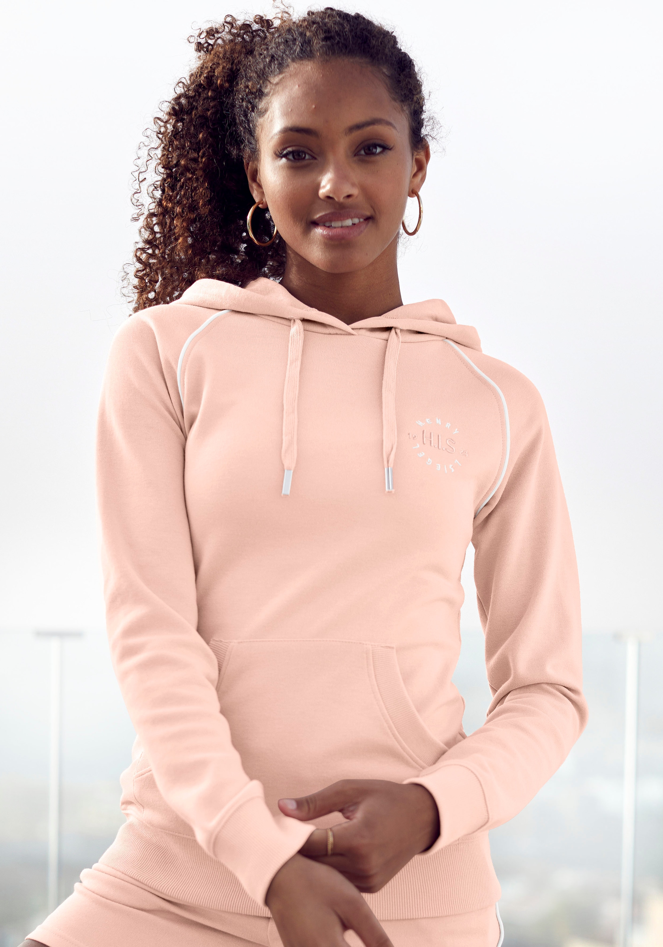 H.I.S Hoodie, mit Kängurutasche, Loungewear