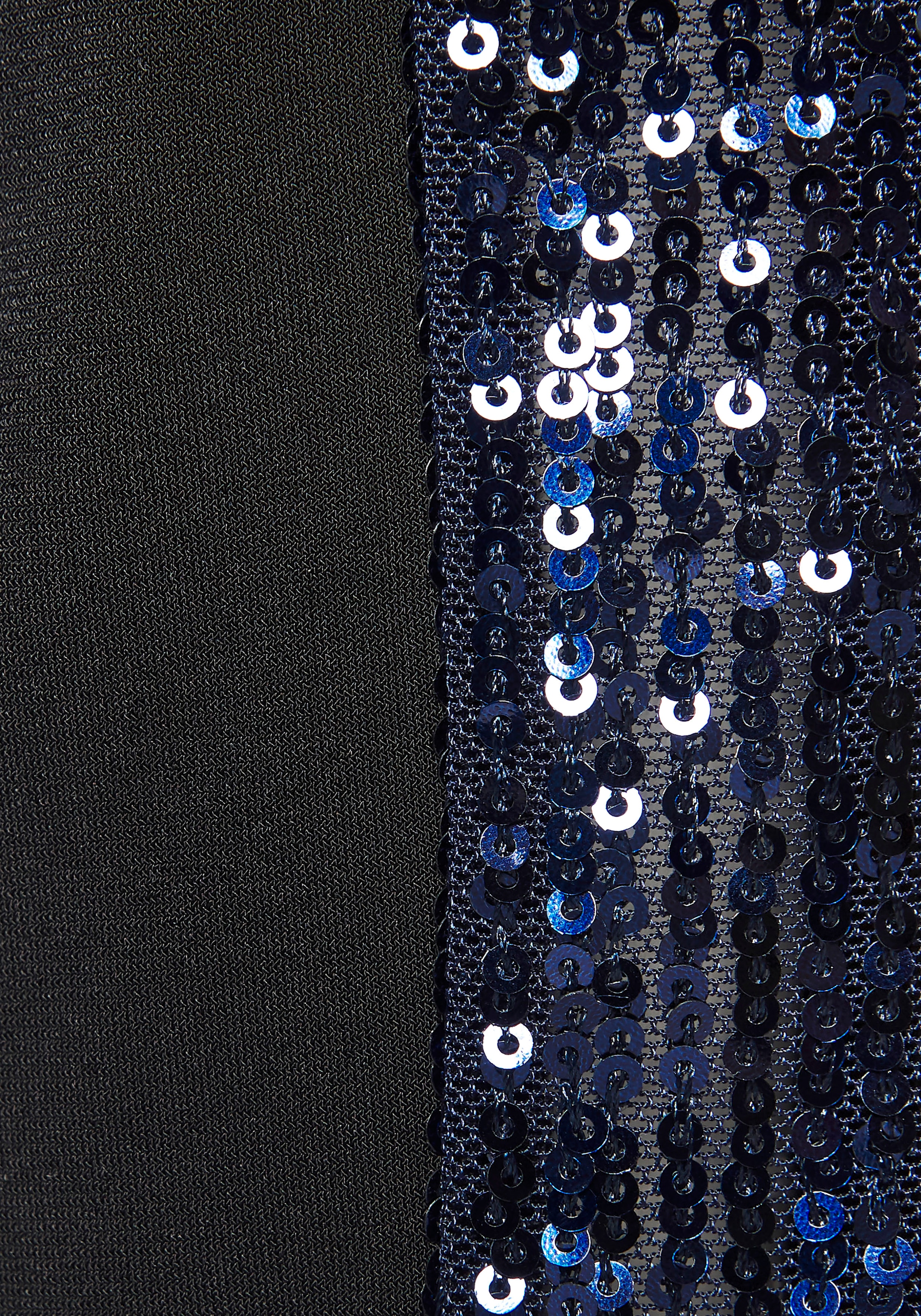 LASCANA Blusenjacke mit Pailettenbesatz, Partyjacke, festlich