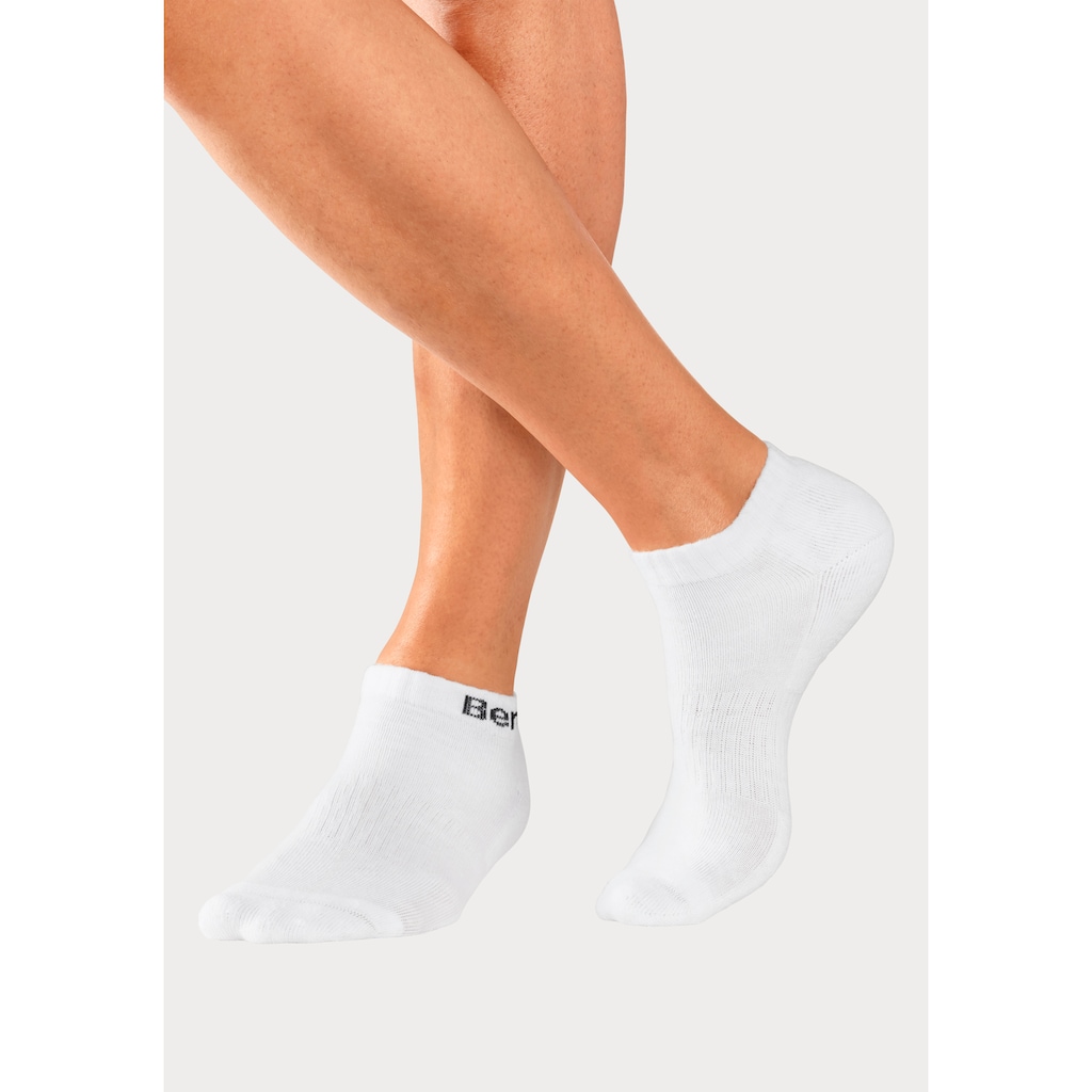Bench. Sportsocken, (Packung, 12 Paar), Tennis Kurzsocken mit Halbfussfrottee