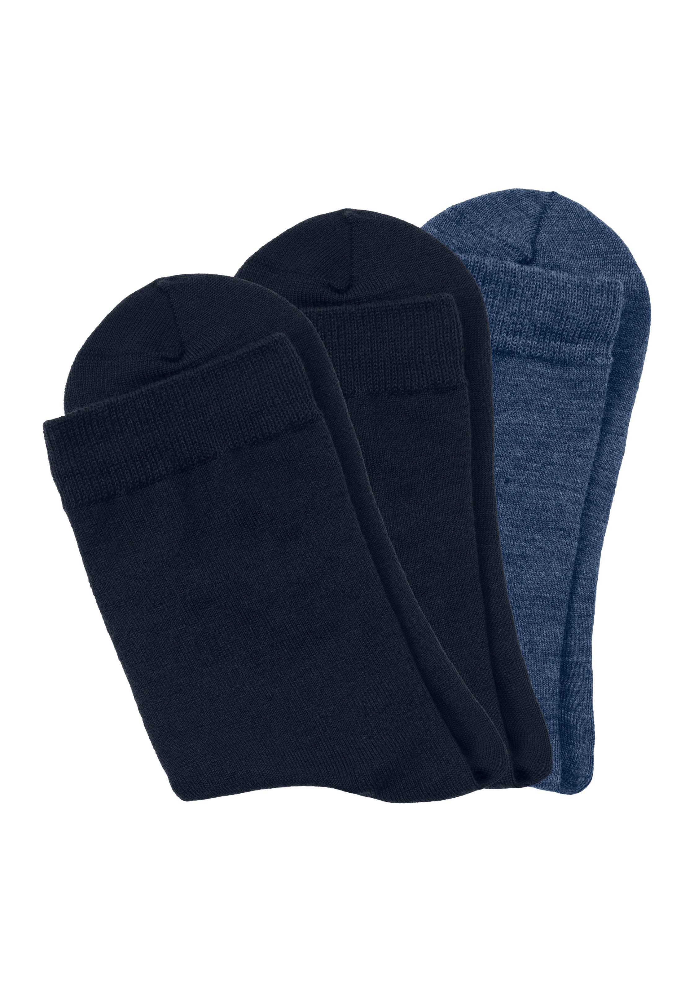 Bench. Socken, (Packung, 3 Paar), Herrensocken mit wärmender Wolle