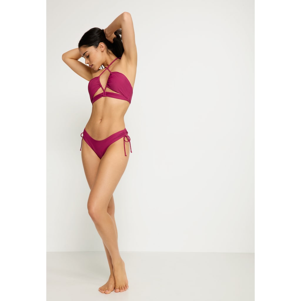 LSCN by LASCANA Bikini-Hose »Gina«, mit modischen Raffungen