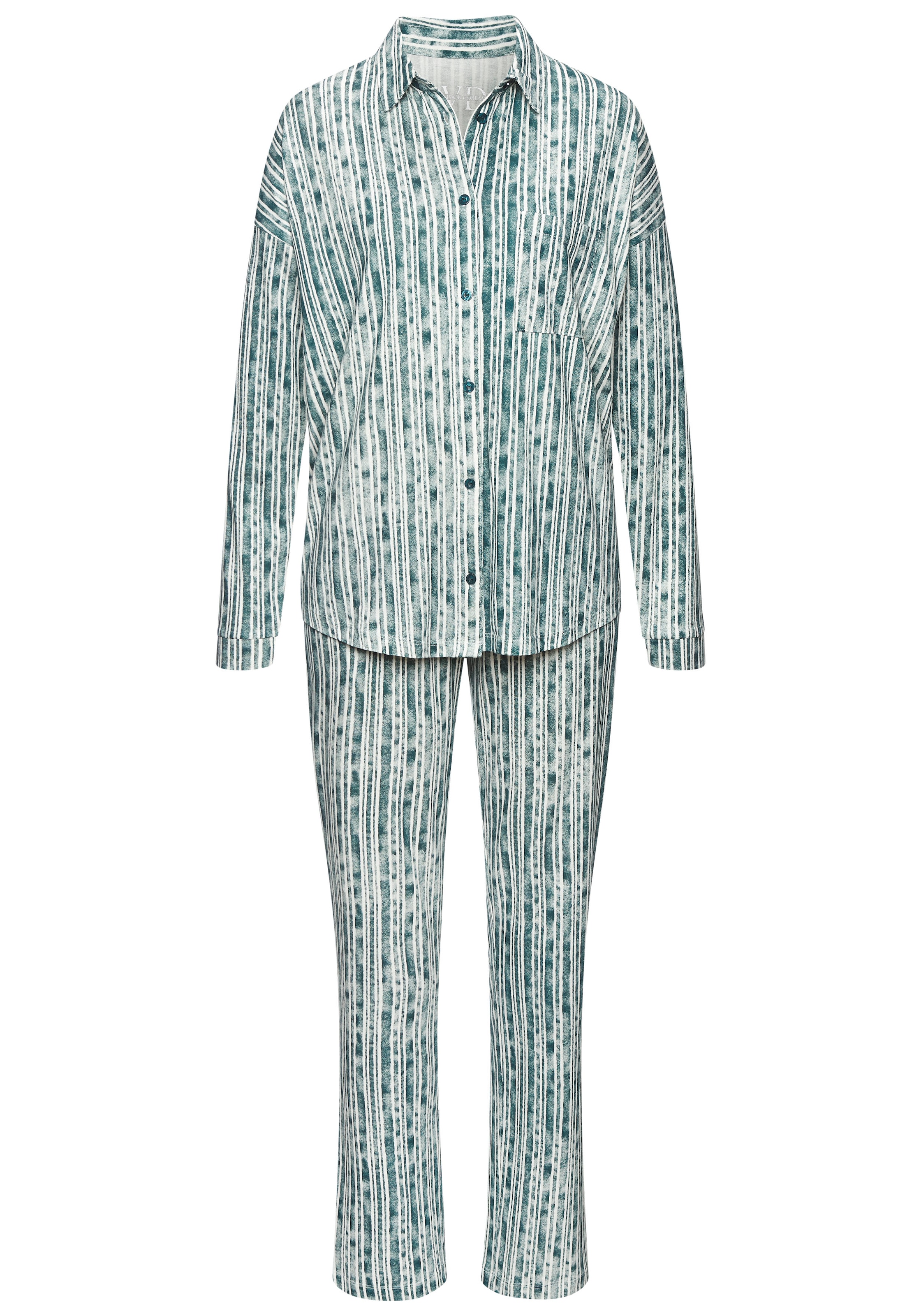 Vivance Dreams Pyjama 2 cuis tlg., Mit schönem Streifenmuster
