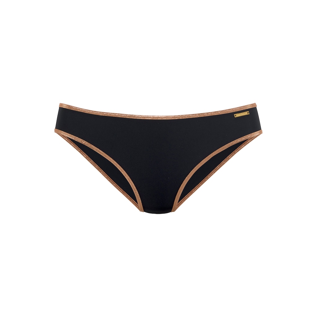Bruno Banani Bikini-Hose »Milano«, mit kupferfarbener Paspel