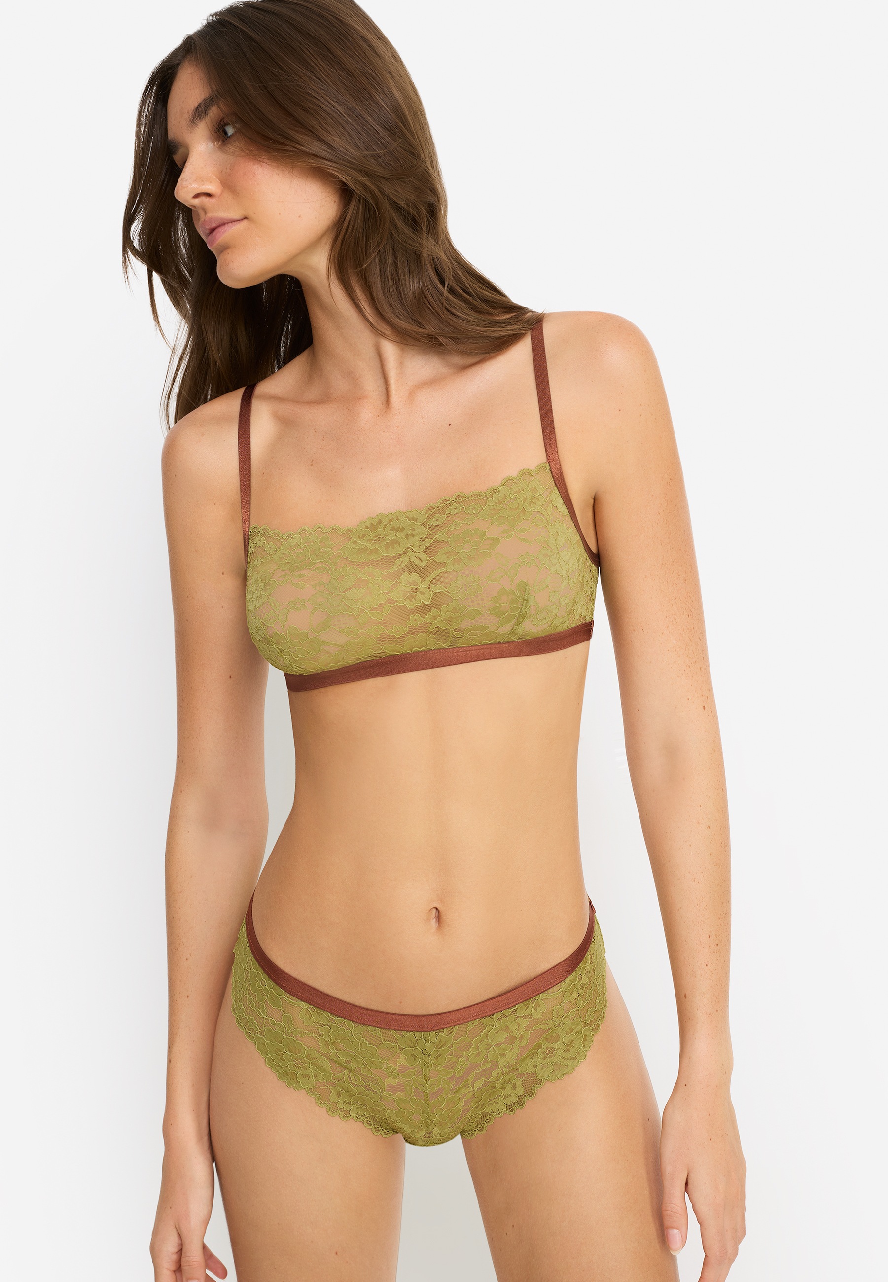 LSCN by LASCANA Bustier 1 mit glänzendem Bündchen