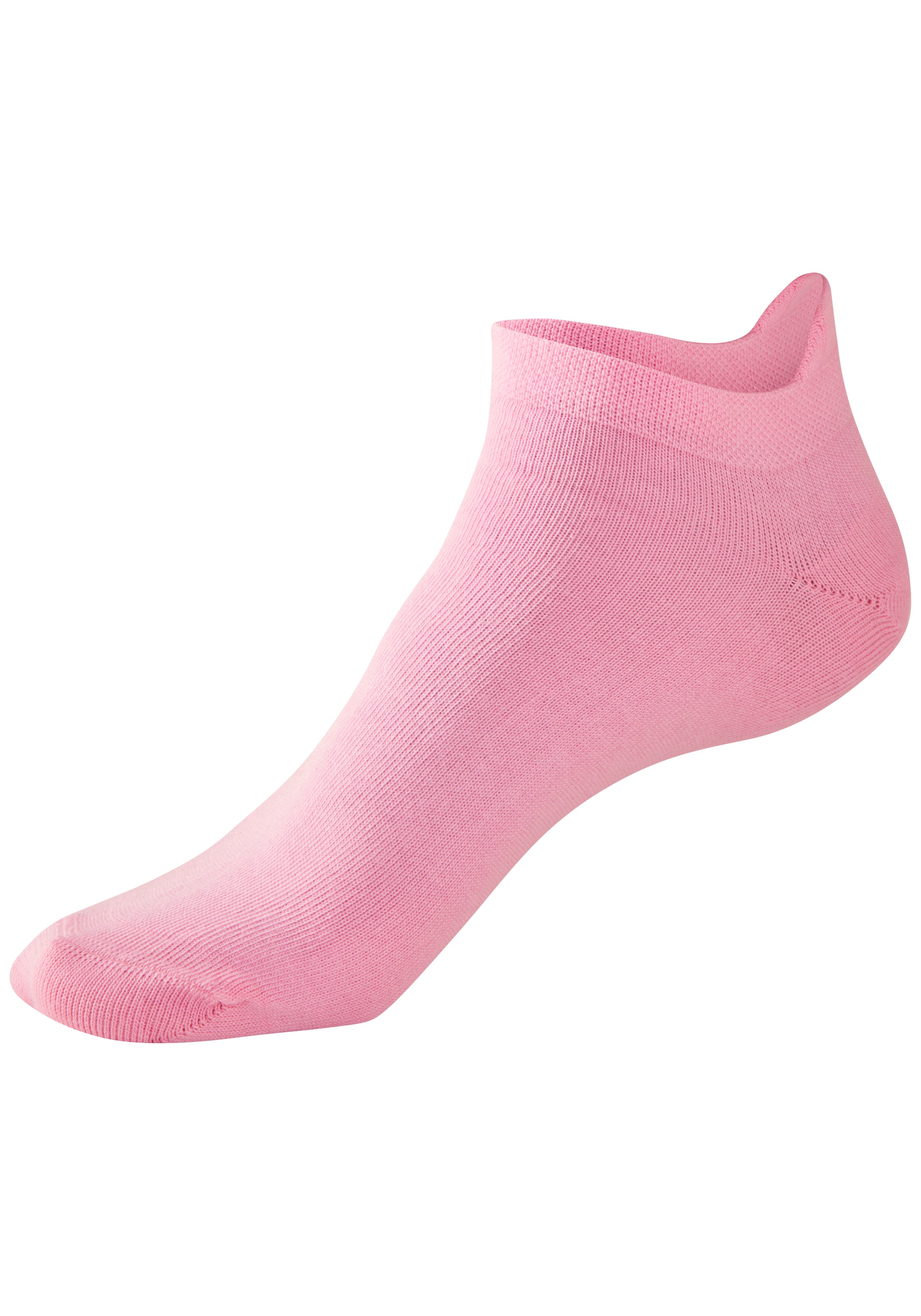 LASCANA Chaussettes de baskets »für Damen mit eingestricktem Markenlogo« Boîte, Boîte, 7 Couple tlg. dans une jolie boîte cadeau