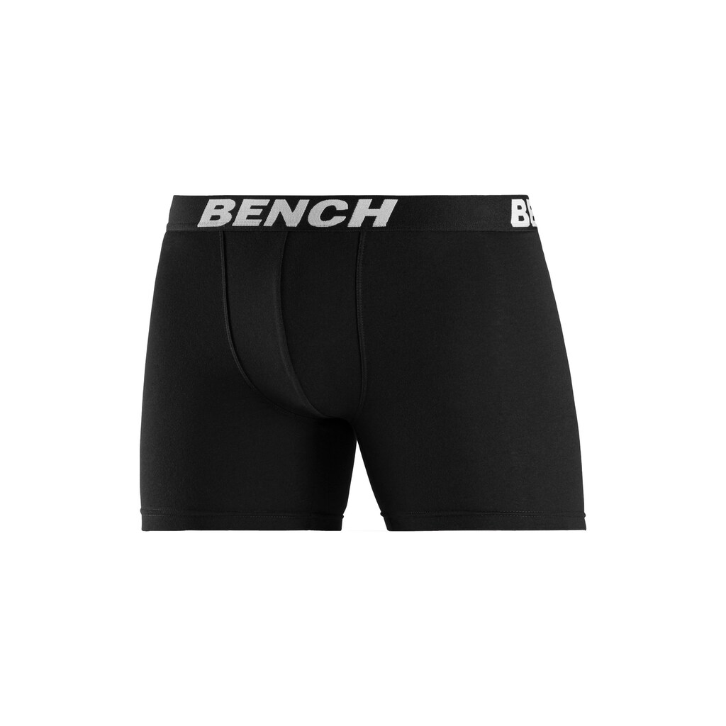 Bench. Boxer »Boxershorts für Herren«, (Packung, 4 St.), Unterhose mit längerer Beinform aus Baumwollmischung