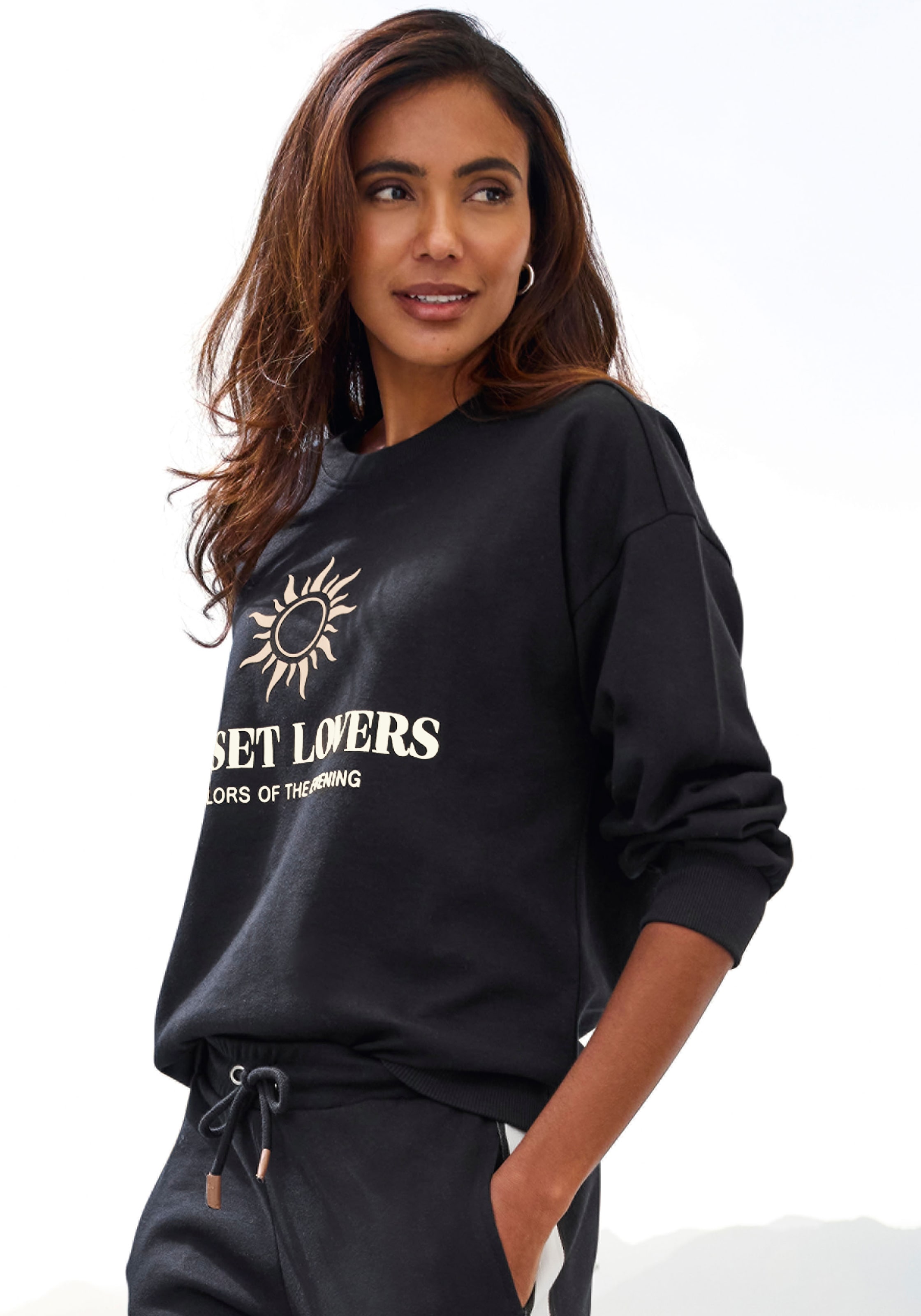 H.I.S Sweatshirt , mit grossem Front-Print, Loungewear
