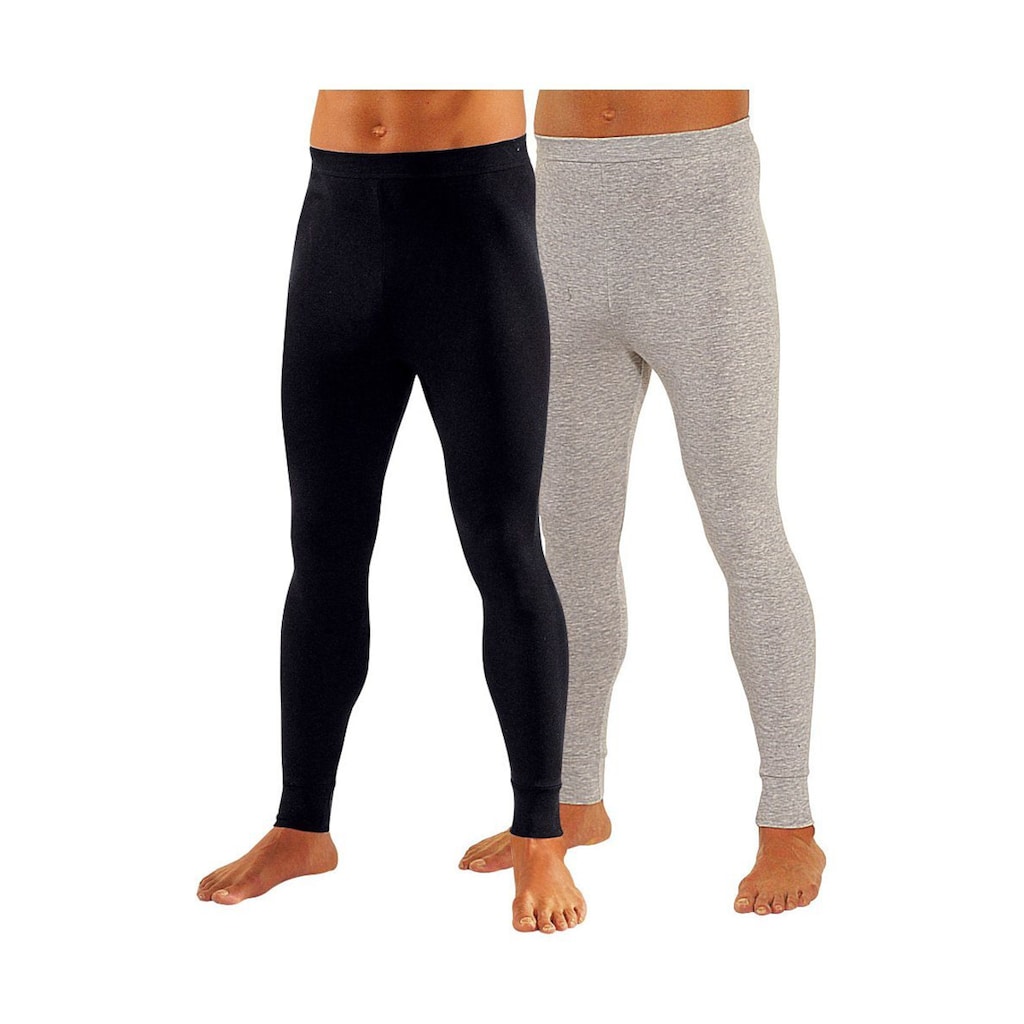 Clipper Lange Unterhose, (Packung, 2 St.), aus weichem Single Jersey