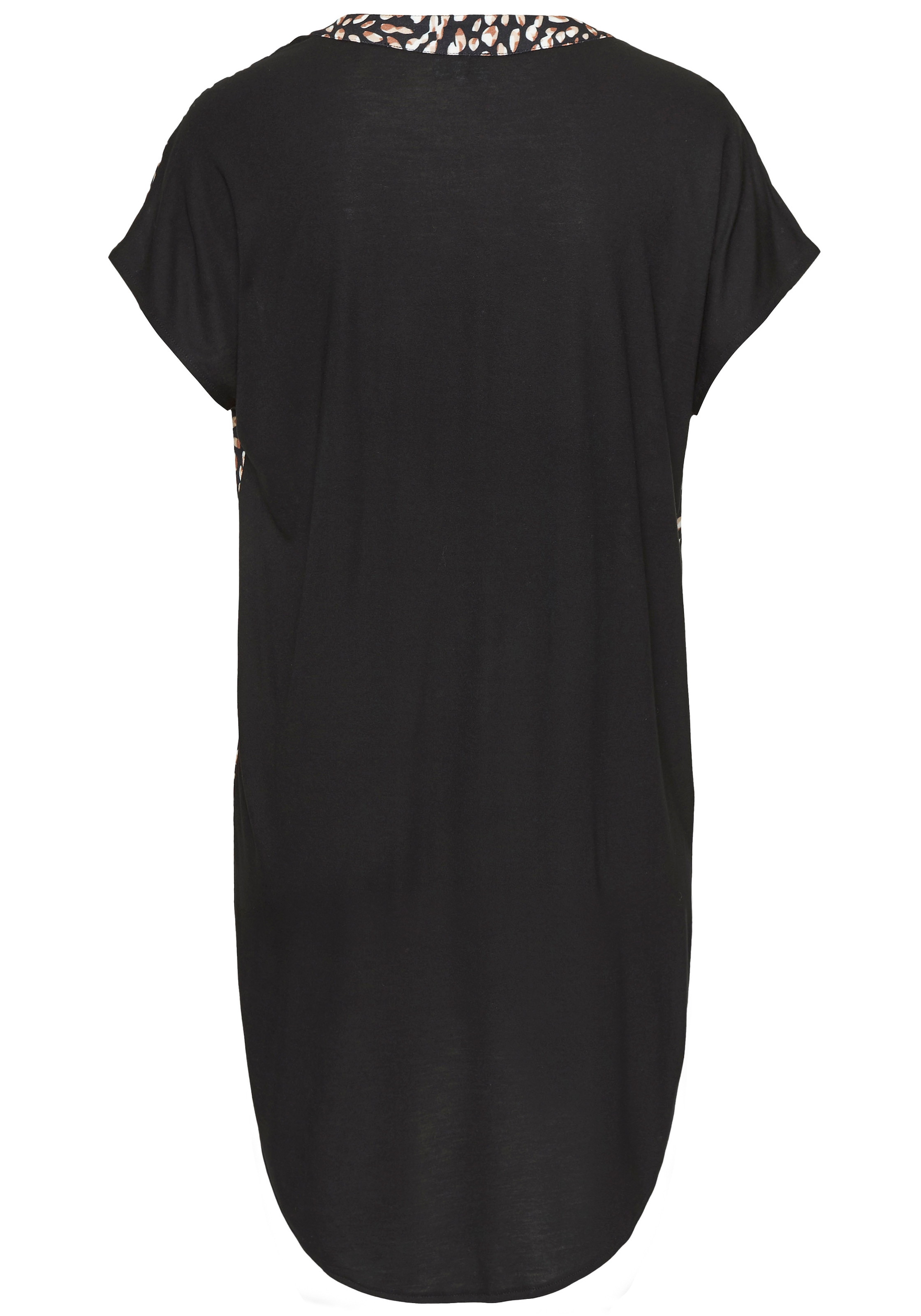 Beachtime Longshirt aus Materialmix