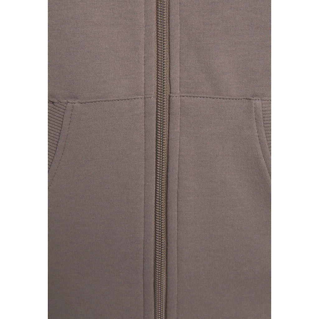Bench. Loungewear Kapuzensweatjacke, mit Logo und Kängurutasche, Loungewear