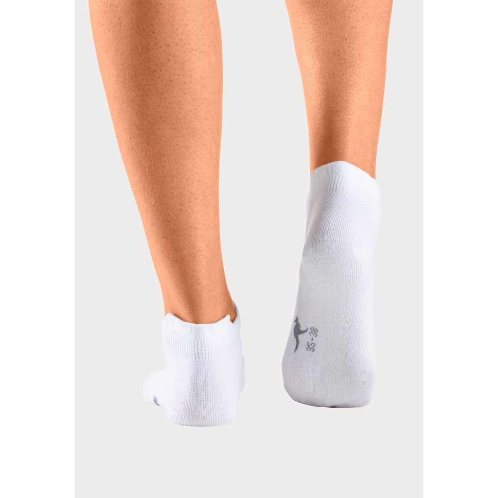 KangaROOS Sneakersocken, (Packung, 10 Paar), mit erhöhtem Bündchen