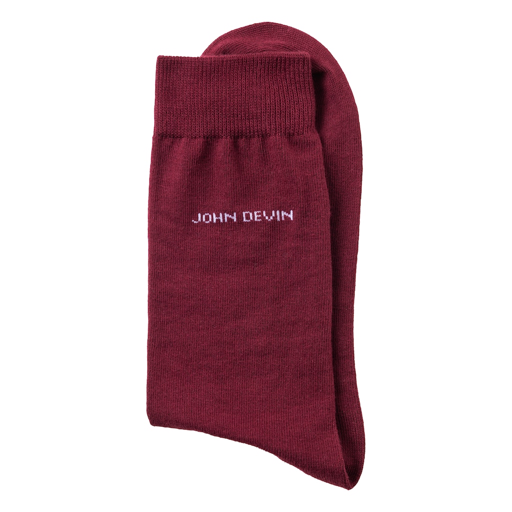 John Devin Basicsocken, (Packung, 7 Paar), für jeden Tag