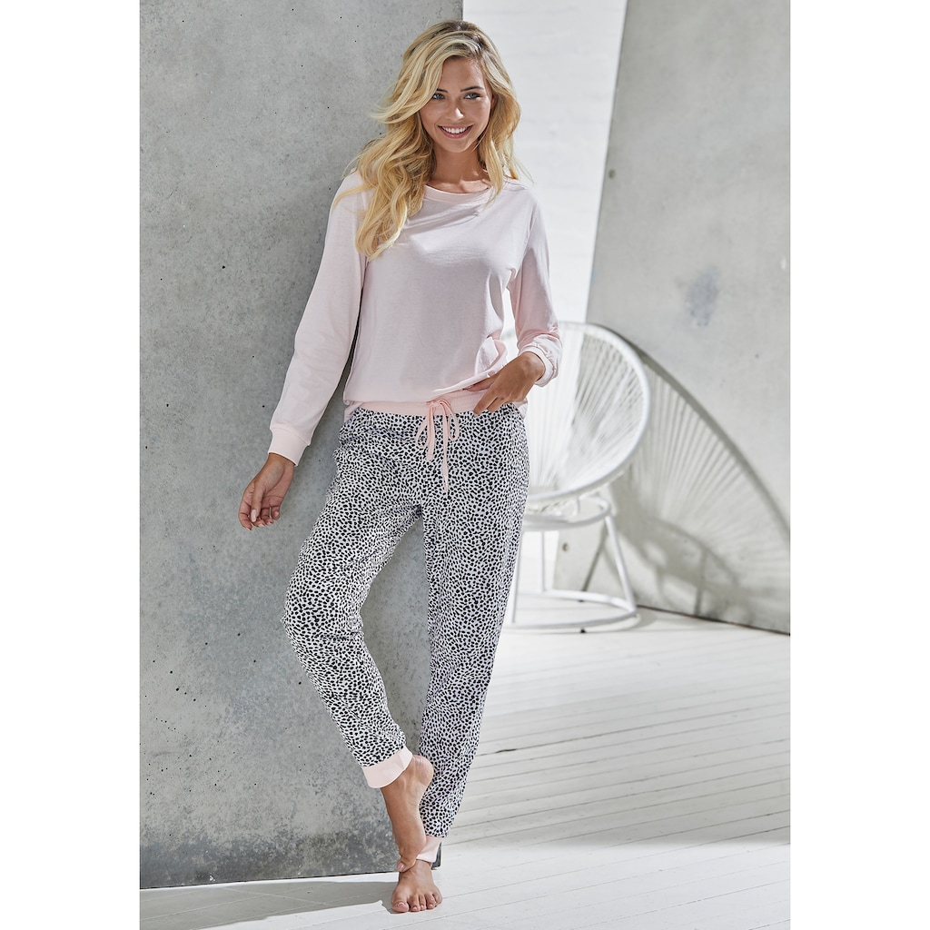 Vivance Dreams Schlafhose, mit Allover-Druck