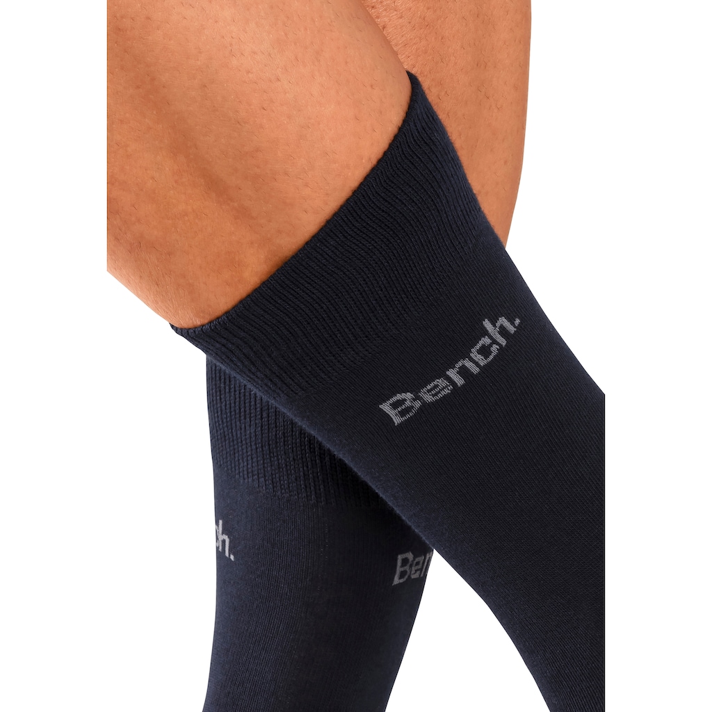 Bench. Basicsocken, (Packung, 4 Paar), in angenehm weicher Markenqualität