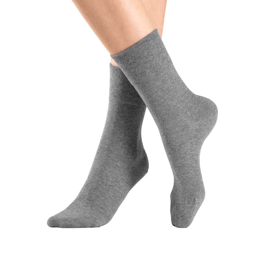 H.I.S Socken, (Packung, 3 Paar), mit Komfortbund auch für Diabetiker geeignet