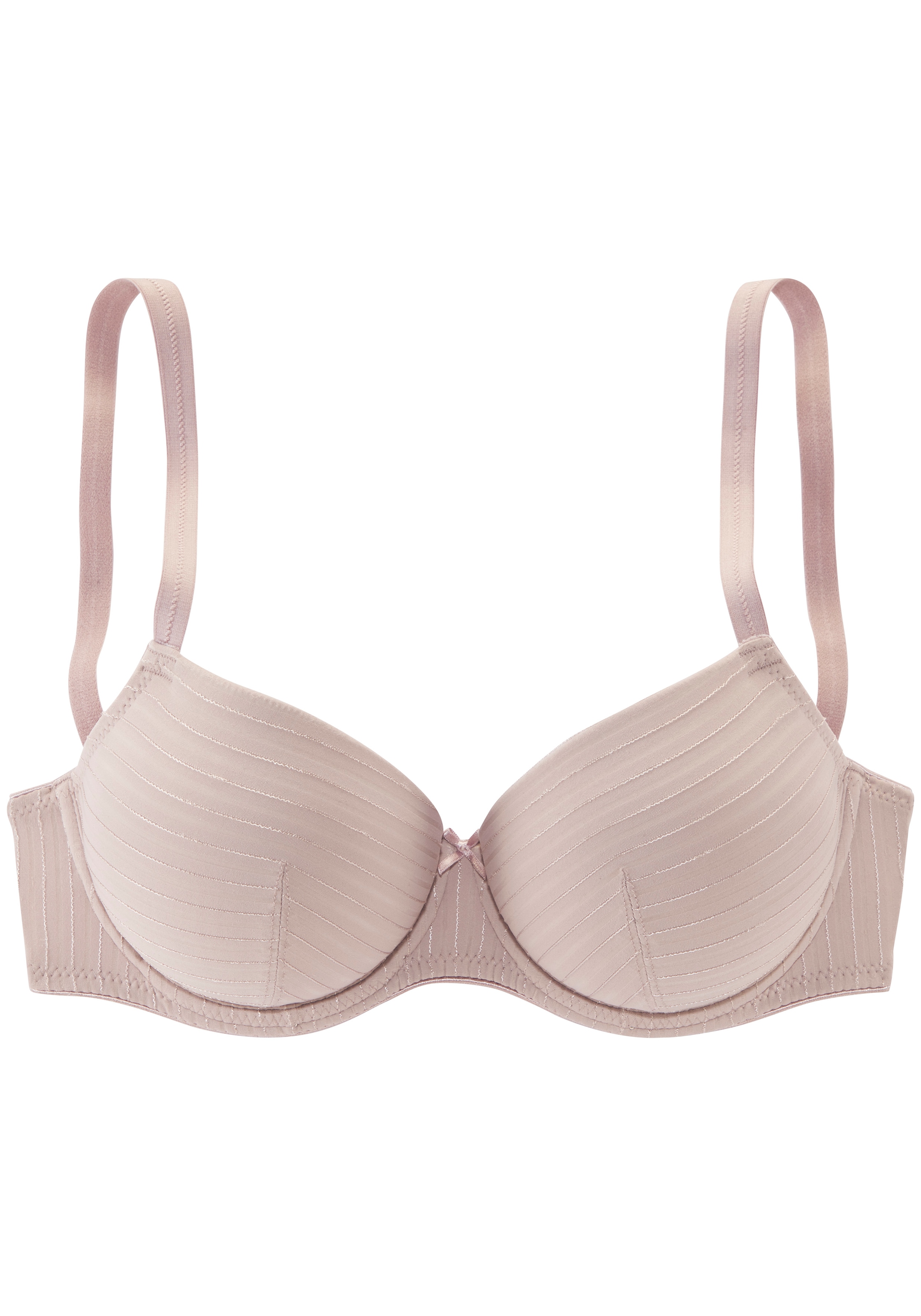 LASCANA Soutiens-gorge moulés »Carlotta« avec armature, en microtouch doux avec fil brillant délicat