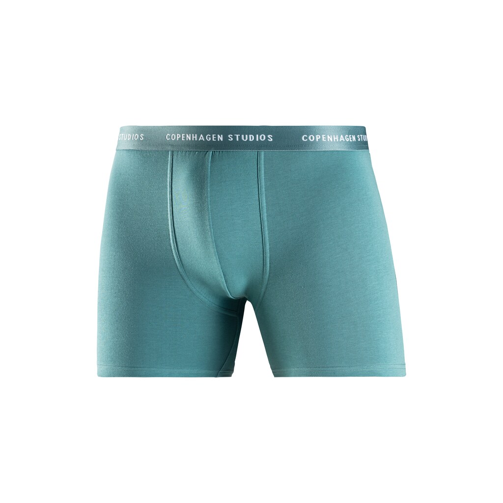 Copenhagen Studios Boxer »Boxershorts für Herren«, (3 St.), mit längerem Bein und Logobund